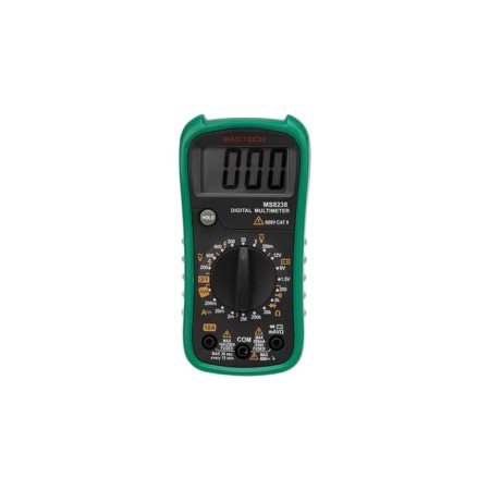 MASTECH MAS8238 multimeter, diode test, "calling" mode, indication of overload, polarity-1