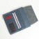 Women's wallet on magnets, gray color