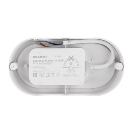 Light LEC LED dust -proof oval IP65 8W 700lm 6500K REXANT-4