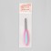 Metal file for nails, rubberized handle, 12 cm, color mix
