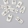 Decor for creativity Metal "Heart with Heart" silver 2x1 cm