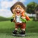 Garden figure "Boy in a hat with carrots" 18x33cm