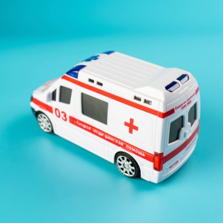 Ambulance machine, Russian voice acting, light and sound effects, works from batteries-5