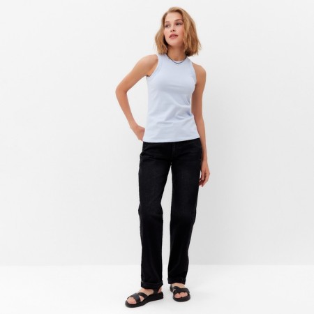 T-shirt female Minaku: Basic Line color light blue, river 44-1