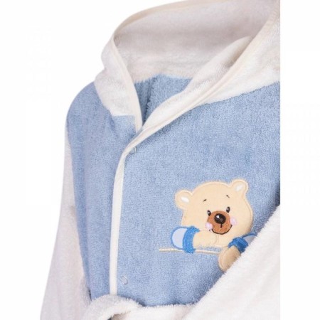 Children's robe 4-6 years Barney, blue color-3