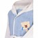 Children's robe 4-6 years Barney, blue color
