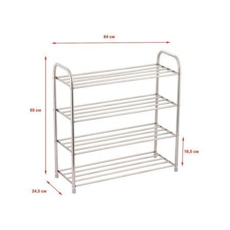 Grand shoes, 630 × 240 × 650 mm, 4-tier shoes-2