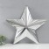 Figure "Star with faces" Big silver, half, 67.6x64.5 cm