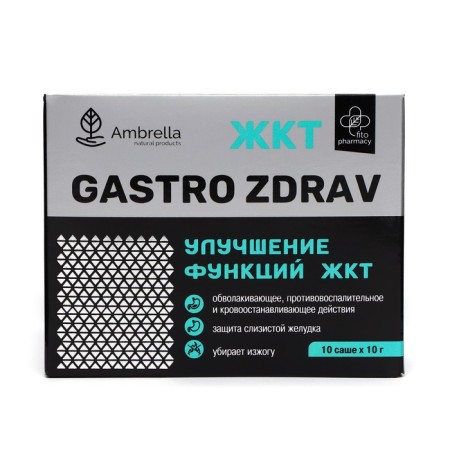 Gastro zdrav Improvement of gastrointestinal tract, 10 packages-2