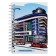Note book A6, 120 sheets in the cage on the crest "New Office", cover Cardon, Mix