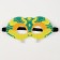 Carnival mask "cool snake" color green color