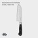 Knife Santoku kitchen Magistro Fedelaso, blade length 17.8 cm