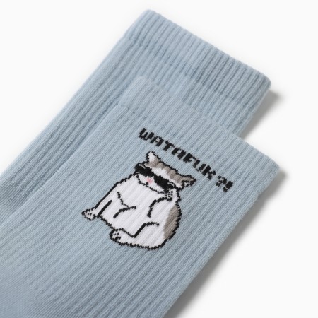Women's socks, fog color, size 25-27-1