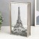 Broke-book metal, glass "Eiffel Tower" 26x16x5 cm