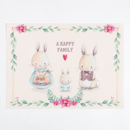 Napkin on the table "A Happy Family" PVC 40*29cm-1