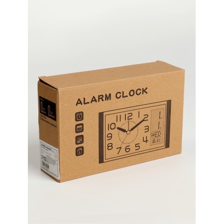 Watch alarm clock, on batteries, 17.9 x 10.9 x 4.1 cm, dial 10.9 x 15.5 cm-8