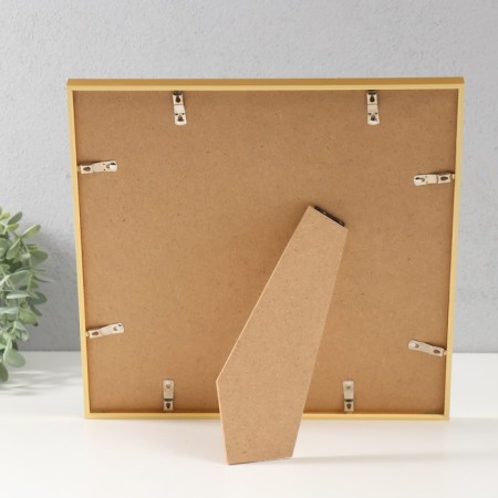 Photo frame plastic LIDA 30x30 cm Gold (plastic screen)-3