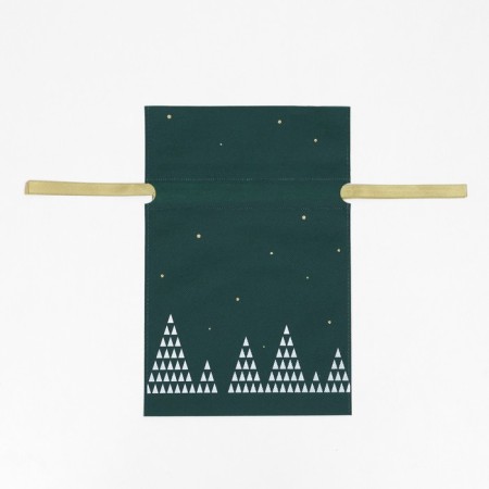 Gift bag "Magic Forest" green, 20 x 30 cm-4