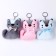 Soft toy "cat", on a key fob, 11 cm, mix