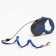 Roulette "Pigger" reflective, 5 m, up to 25 kg, cable, rubberized handle, blue