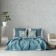 Cover with pillowcases "Diana", size 230x250 cm, blue color