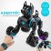 Robot dog Stunt, on the control panel, interactive: sound, light, on the battery, black