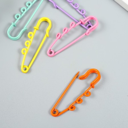 Decor for creativity Metal "Pin with loops" mix 0.5x1.2x5 cm-2
