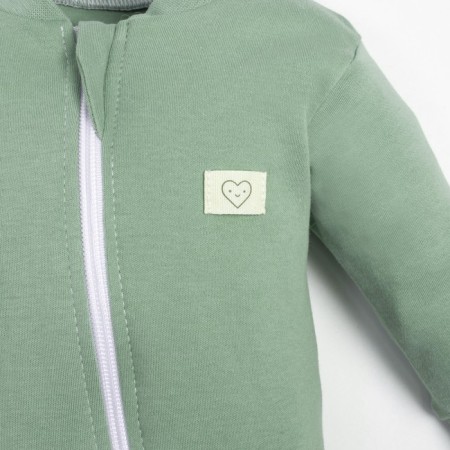 Combineson with zipper crumbs, I am Basic Line, height 86-92 cm, green-5