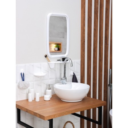 Optima bathroom set, white color-2