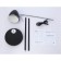 Floor lamp with a switch on the wire Ambrella Light, Floor, TR97681, E27, Black Color