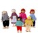Toy "Puppet men", set of 6 pcs., Mix