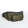 Lightning waist bag, outer pocket, green color/camouflage