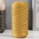 Knitting cord 100% polyester 1mm 200m/75 ± 10g (07-gold)