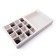Folding box under 16 sweets, white, 17.7 x 17.7 x 3.8 cm
