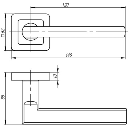 Separate pen Punto Pluton QR SN/CP-3, Matte Nickel/Chrome color-1