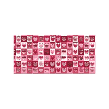 Basket for toys "Panel with hearts, size 40x60 cm-1
