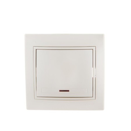 Switch Lezard 701-3030-111 mira, joint venture, 10a, 1 key, pearl/white color