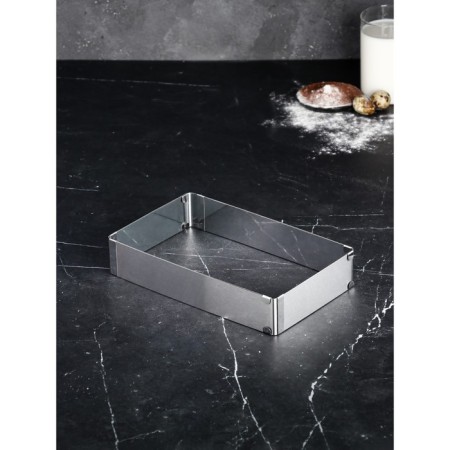 Baking form with “rectangular” size adjustment, h -5 cm, 15x25 - 27x48 cm-1