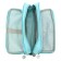 School pencil case on a zipper 3-section, blue