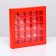 Box for sweets 25 pcs, 22 x 22 x 3.5 cm, scarlet