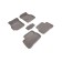 Pile rug for Hyundai Accent, 2000-2002, black