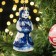 Souvenir on the tree "Snow Maiden", 9 cm, gzhel