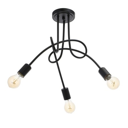 Lamp "Knot" Black 3x40W E27 54x54x40 cm BayerLux