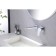ABBER Weiss Insel AF8082W sink mixer, single -rose, built -in, white/chrome