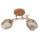 Oriana chandelier 2x60W E27 gold-brown 33x33x20cm.