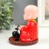 Plastic pendulum from the solar battery "Little Buddha with Cars" 11x8.5x8.5 cm