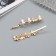 Invisibility for hair "Annabell" (set 2 pcs) butterfly white, 6.5 cm