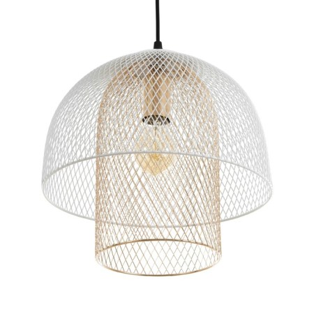 Lamp Bayerlux "Turit" E27 40W white-gold 30x30x40-140cm-1