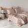 KIA pillowcase set, size 50x70 cm, gray-beige color, 2 pcs