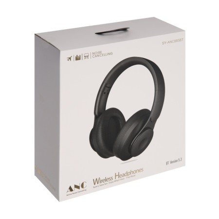 Headquarters SY-ANC885BT, wireless, full-size, Mic, Jack 3.5, noise reduction, black-8